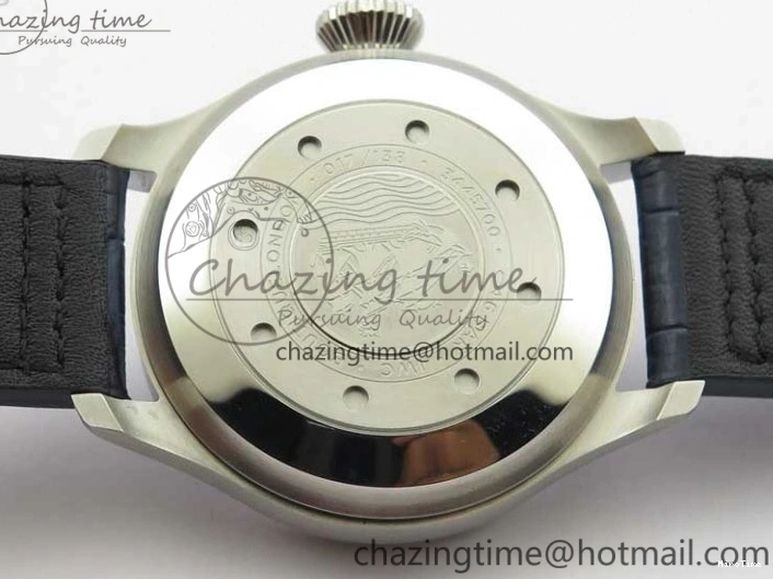 MIROTIME 0116 Supportive Big Pilot IW501008 “Boutique London” SS ZF Best Edition Blue Dial on Blue Leather Strap A 7106